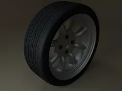Car Wheel 3D model