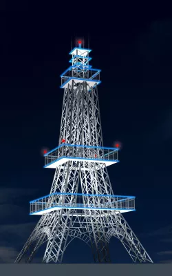 Cell Tower 3D model