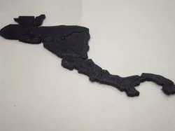 Central America map puzzle (with tutorial)