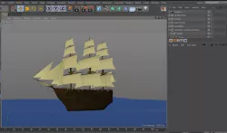CINEMA4D - The Souls Ship 3D model