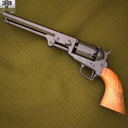 Colt 1851 Navy Revolver 3D model