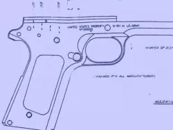 Colt M1911A1 Pistol Blueprints