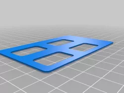 Credit card sized multi-SIM card holder