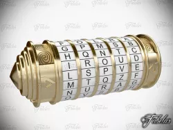 Cryptex New Low-poly  3D model