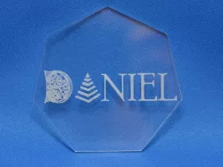 Daniel Name clear plate