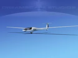 DG-400 15-Metre Motorglider V02 3D model