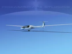 DG-400 15-Metre Motorglider V03 3D model