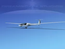DG-400 15-Metre Motorglider V04 3D model
