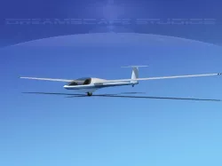 DG-400 15-Metre Motorglider V05 3D model