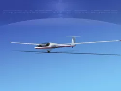 DG-400 15-Metre Motorglider V07 3D model