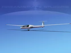 DG-400 15-Metre Motorglider V08 3D model