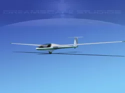 DG-400 15-Metre Motorglider V09 3D model