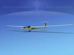 DG-400 15-Metre Motorglider V12 3D model
