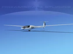 DG-400 17-Metre Motorglider V02 3D model