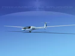 DG-400 17-Metre Motorglider V03 3D model