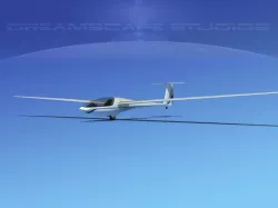 DG-400 17-Metre Motorglider V04 3D model
