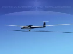 DG-400 17-Metre Sailplane  V11 3D model
