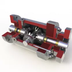 differential for rc quarterscale cars