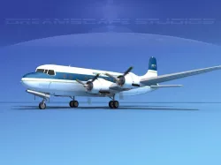 Douglas DC-6 Aero Transport 3D model