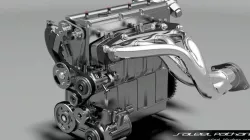 Engine Inline 4 DOHC 3D model