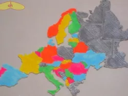 Europe map puzzle