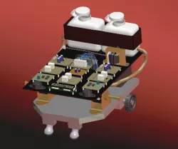 fire fighting robot and side running car and pnumatic ramming machine