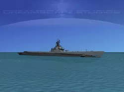 Gato Class Submarine SS-230 USS Finback 3D model