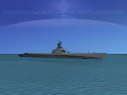Gato Class Submarine SS215 USS Growler 3D model