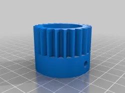 Gear for arcade cabinet wheel