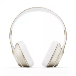 Golden headphones 3D model