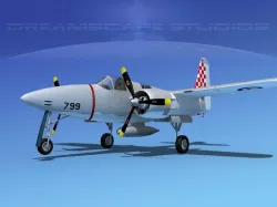 Grumman F7F Tigercat V06 3D model