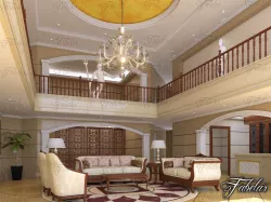 Hall 3D model