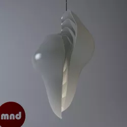 Hanging Shell Lamp 3D model