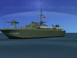 Higgins Class PT Boat PT650 3D model