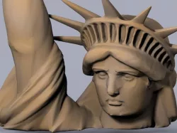 High Resolution Statue of Liberty, Planet of the Apes Edition