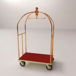 Hotel Luggage Cart 3D model