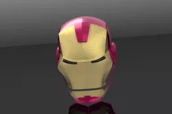 Iron Man Helmet made in solidworks