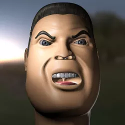 JJM - TOON FACE 3D model