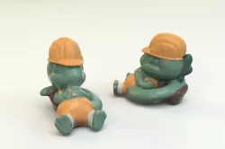 Kinder Surprise Toy dino 3 3D model