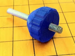 Knob with Encased Hex Nut