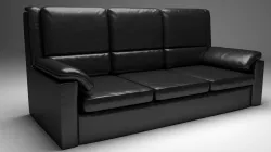 Leather Sofa 3D model