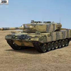 Leopard 2A4 3D model