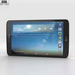 LG G Pad 8-3 inch LTE Black 3D model