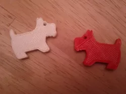 Max the Dog (Small Fridge Magnet)