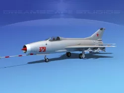 MIG-21 Fishbed V01 3D model