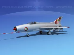 MIG-21 Fishbed V03 3D model