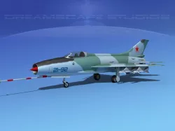 MIG-21 Fishbed V04 3D model