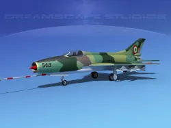 MIG-21 Fishbed V08 3D model