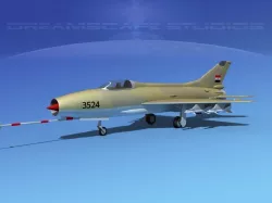 MIG-21 Fishbed V09 3D model