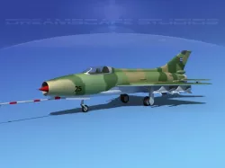 MIG-21 Fishbed V10 3D model